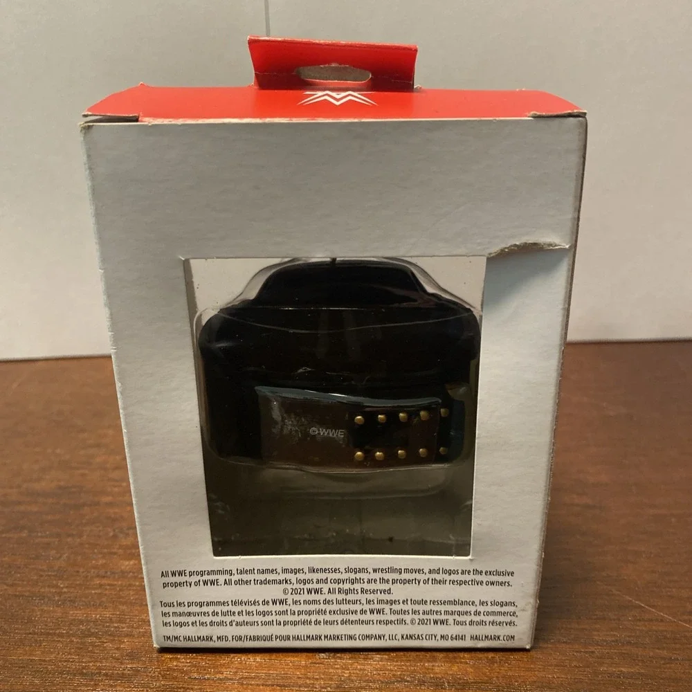 Hallmark WWE Championship Belt Christmas Tree Ornament 2022 Walmart‎ Exclusive